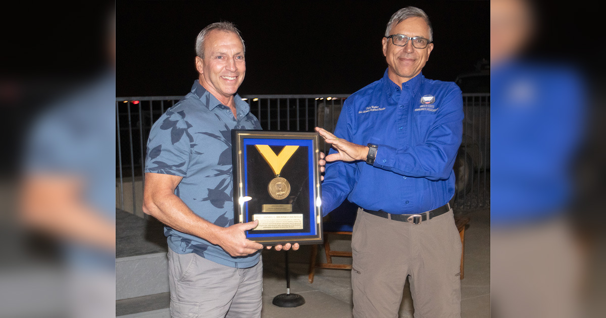 Foremost Ambassador to the Sport—Dan Brodsky-Chenfeld, D-8424, Receives the 2022 USPA Gold Medal for Meritorious Service