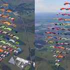 Canopy Formation Skydivers Set Sequential World Record!