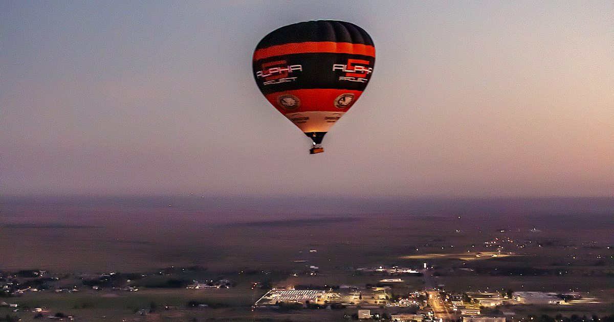 Up, Up and Away—The Alpha 5 HALO Formation Skydive