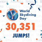 Global Spotlight on Skydiving: The World Jumps in Tandem