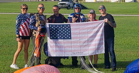 Flags Jumps Mark 9/11 Anniversary