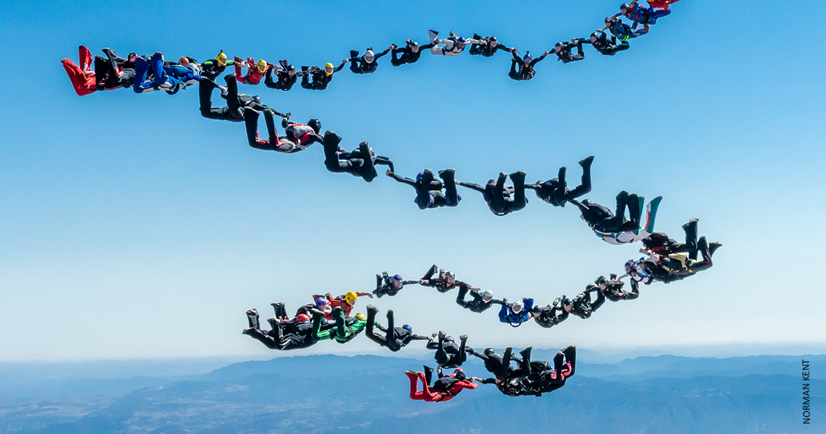 Flying a Stairway to Heaven