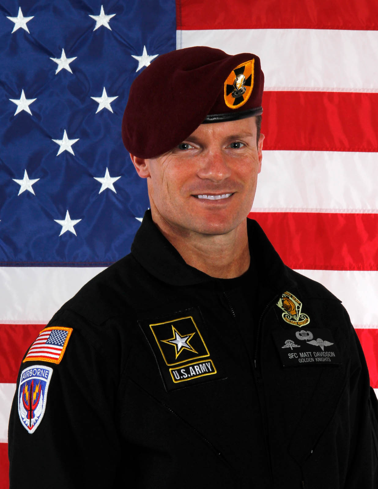 Golden Knight Matthew Davidson Retires from U.S. Army